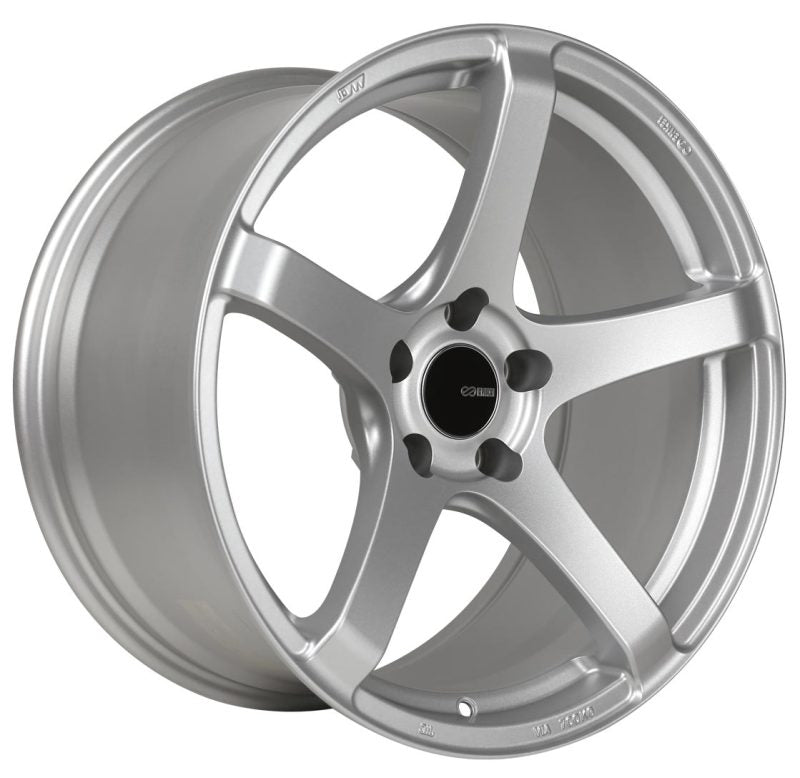 Enkei Kojin 18x9.5 15mm Offset 5x114.3 Bolt Pattern 72.6mm Bore Dia Matte Silver Wheel Wheels - Cast Enkei