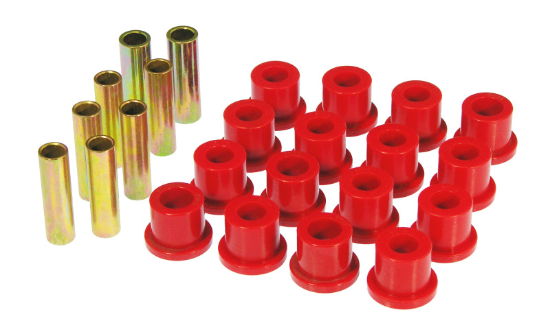 Prothane 68-72 Ford F250 2wd Rear Spring & Shackle Bushings - Red Bushing Kits Prothane