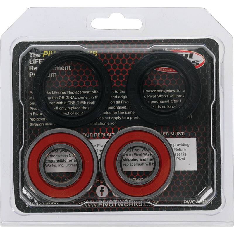 Pivot Works Kawasaki, Suzuki Wheel Bearing Kit Premium Bearings Control Arms Pivot Works