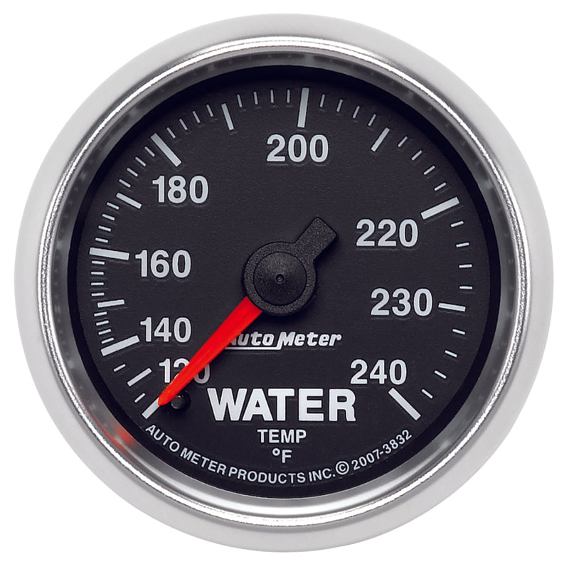 Autometer GS 52mm 120-240 Deg F Mechanical Water Temperature Gauge Gauges AutoMeter