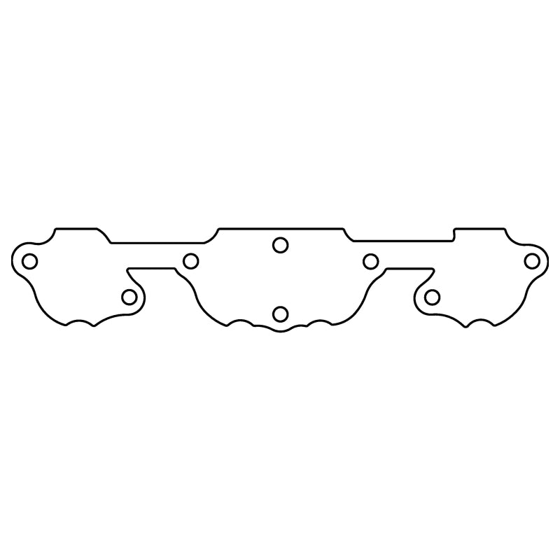 Cometic GM SB2 Small Block Aluminum/Rubber Exhaust Port Cover Set Exhaust Gaskets Cometic Gasket