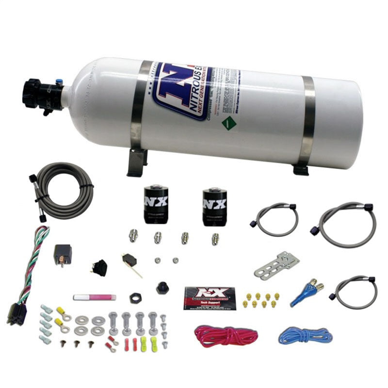 Nitrous Express Dodge EFI Race Single Nozzle Nitrous Kit (100-250HP) w/15lb Bottle Nitrous Systems Nitrous Express