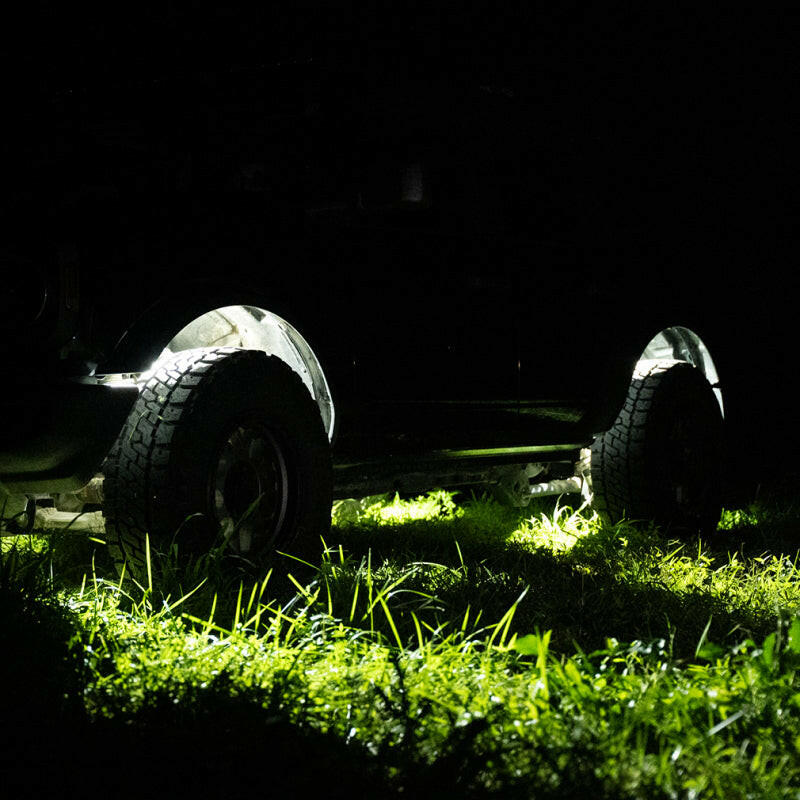 Borne Off-Road Rock Light (Kit of 4) Short Harness Light Bars & Cubes Borne Off-Road