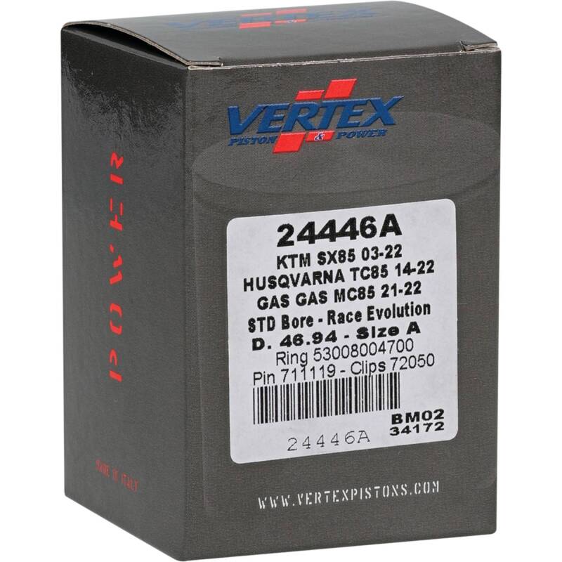 Vertex Piston 03-24 KTM 85 SX 85cc Cast Race Evolution Piston Kit Piston Sets - Powersports Vertex Pistons
