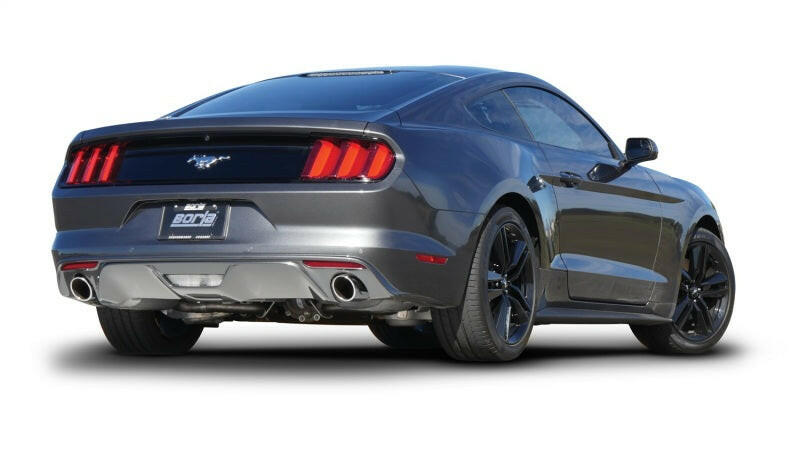 Borla S Type Rear Section 15-17 Ford Mustang 2.3L EcoBoost MT/AT 2.25in pipe 4in tip Axle Back Borla