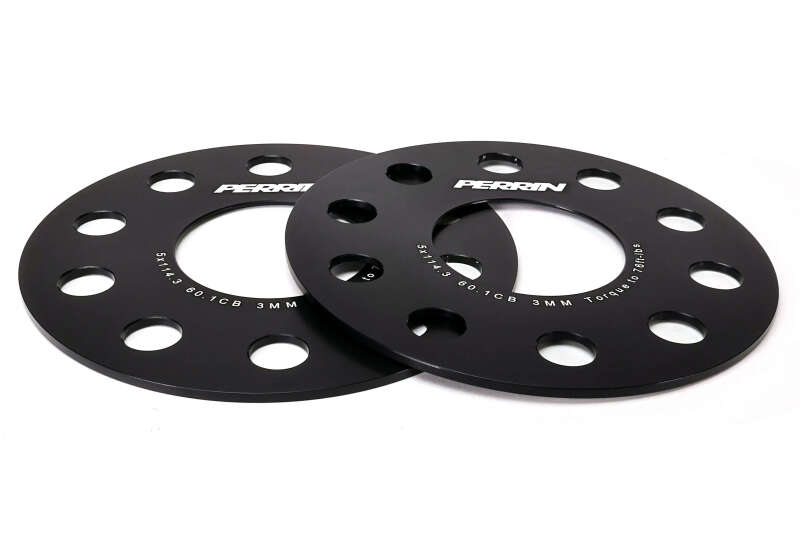 PERRIN 23-26 Toyota GR Corolla 60.1mm CB / 5x114.3 BP Wheel Spacers - 3mm Wheel Spacers & Adapters Perrin Performance