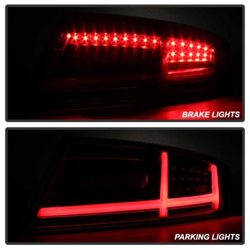 Spyder Audi TT 07-12 LED Tail Lights Smoke ALT-YD-ATT07-LED-SM Tail Lights SPYDER