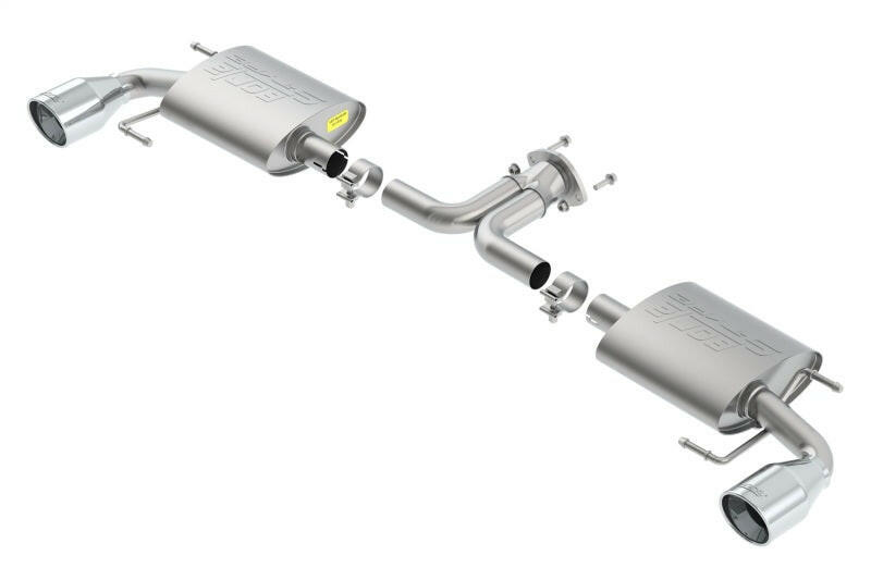 Borla 14-16 Mazda 3 2.0/2.5L AT/MT FWD S-Type Cat-Back Exhaust Single Split Rear Exit Catback Borla
