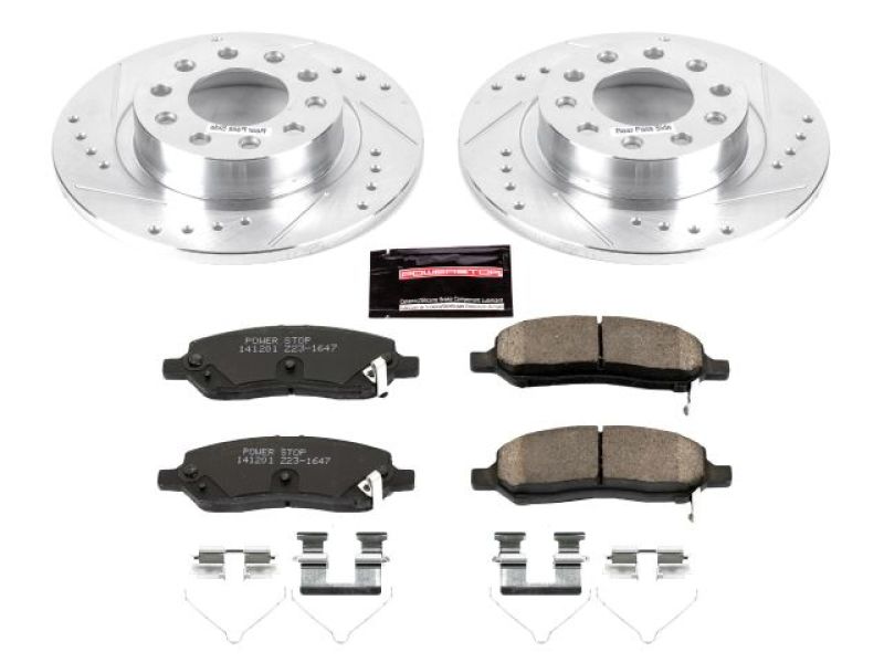 Power Stop 13-16 Dodge Dart Rear Z23 Evolution Sport Brake Kit Brake Kits - Performance D&S PowerStop