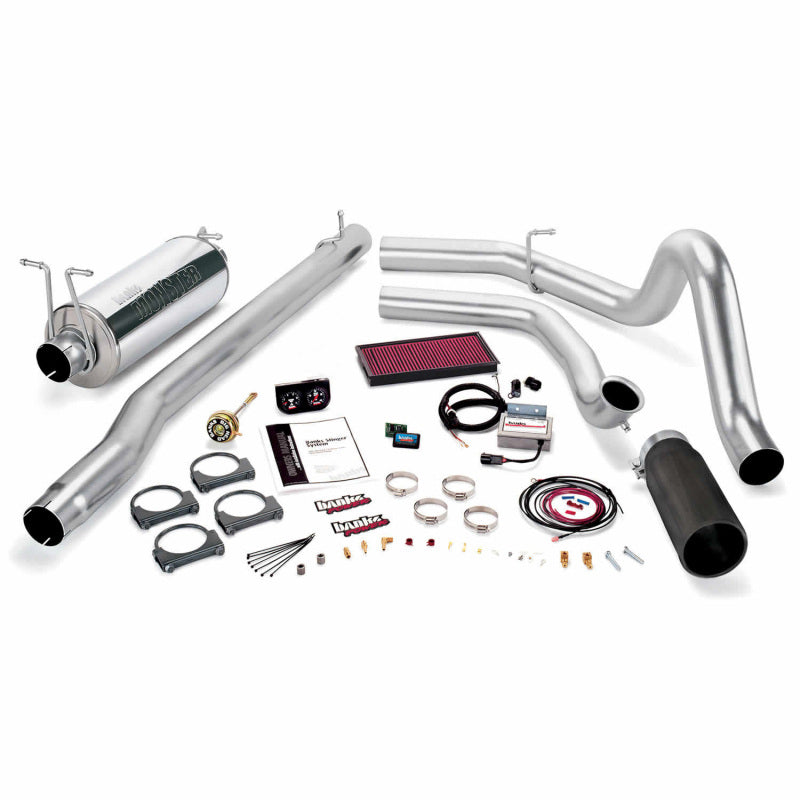 Banks Power 99 Ford 7.3L F250/350 Man Stinger System - SS Single Exhaust w/ Black Tip Performance Packages Banks Power