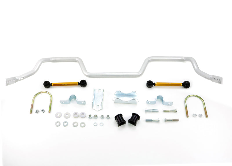 Whiteline 05+ Ford Mustang Coupe 8 cyl (Inc Shelby GT / GT500) Rear 27mm Heavy Duty Adj Swaybar Sway Bars Whiteline