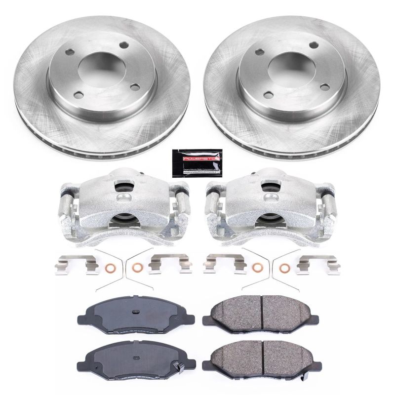 Power Stop 09-11 Nissan Versa Front Autospecialty Brake Kit w/Calipers Brake Kits - OE PowerStop
