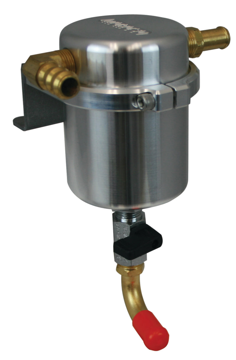 Moroso 10-14 Volkswagen Golf/Jetta 2.0T Air/Oil Separator Catch Can - Large Body - Billet Aluminum Oil Catch Cans Moroso