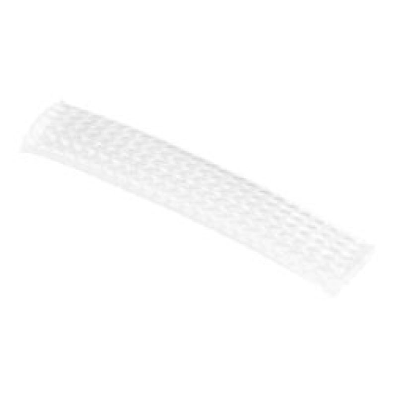NAMZ Braided Flex Sleeving 10ft. Section (3/8in. ID) - White Wire Loom NAMZ