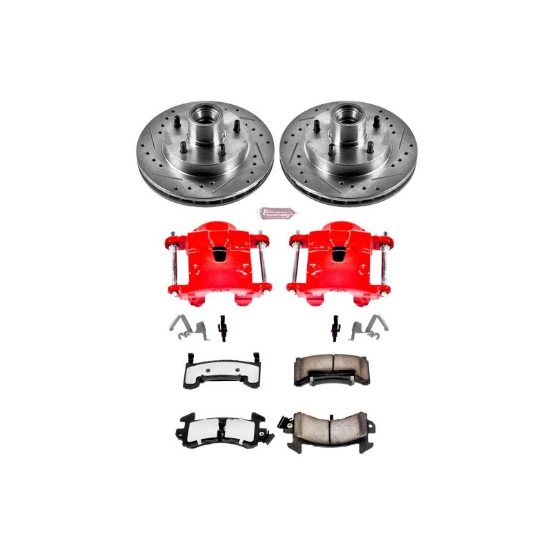 Power Stop 79-81 Buick Century Front Z36 Truck & Tow Brake Kit w/Calipers Brake Kits - Performance D&S PowerStop