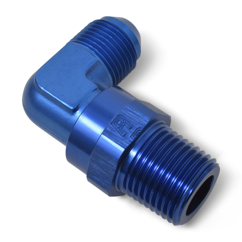 Russell Performance -10 AN 90 Degree Male to Male 3/8in Swivel NPT Fitting Fittings Russell