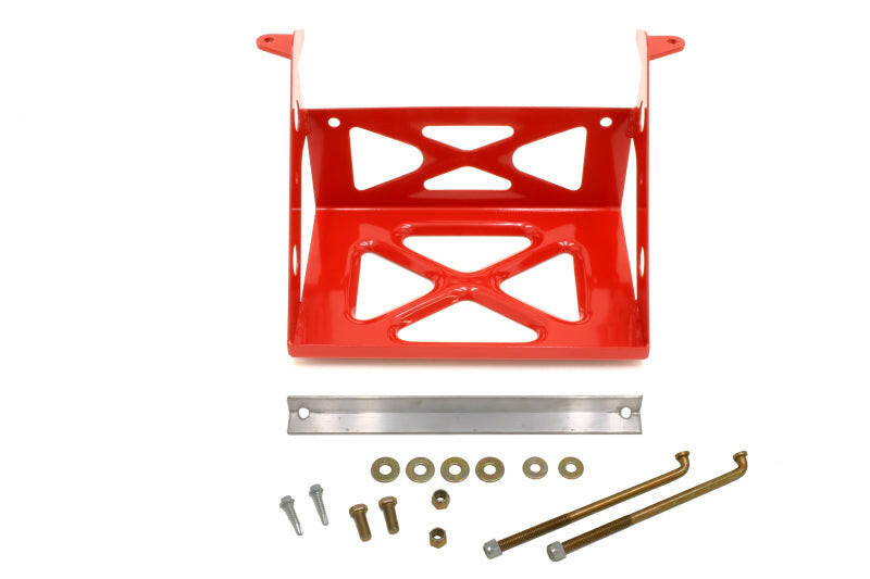 BMR 82-02 3rd Gen F-Body Battery Relocation Mount Kit - Red Battery Accessories BMR Suspension
