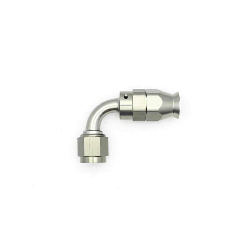 DeatschWerks 6AN Female Swivel 90-Degree Hose End PTFE (Incl. 1 Olive Insert) Fittings DeatschWerks