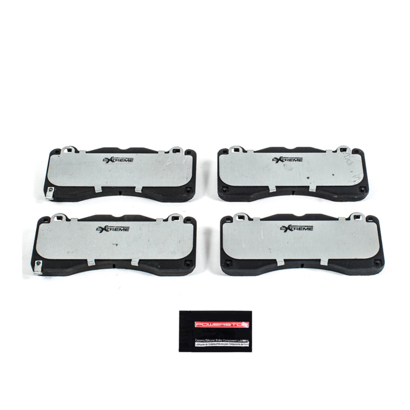 Power Stop 15-19 Ford Mustang Front Z26 Extreme Street Brake Pads w/Hardware Brake Pads - Performance PowerStop