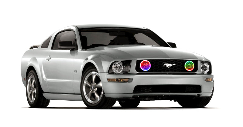 Oracle Ford Mustang GT 05-09 LED Fog Halo Kit - ColorSHIFT Fog Lights ORACLE Lighting