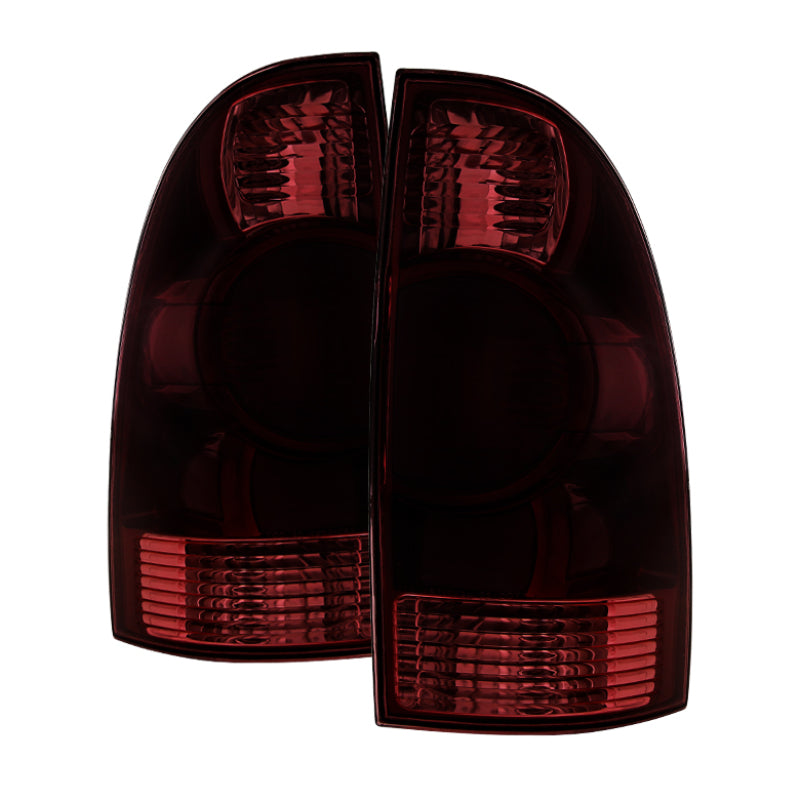 xTune Toyota Tacoma 05-08 OEM Style Tail Lights Red Smoked ALT-JH-TTA05-OE-RSM Tail Lights SPYDER