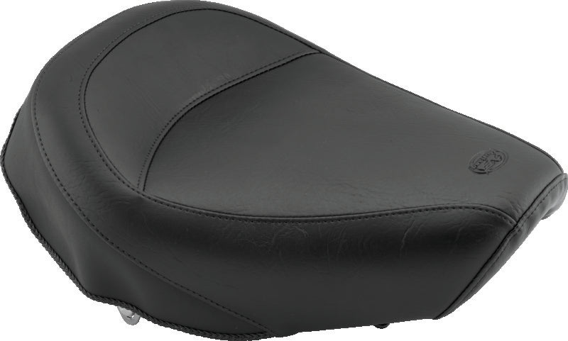 Mustang 58-84 Harley FX/FL Standard Touring Solo Seat - Black Solo Motorcycle Seats Mustang Motorcycle