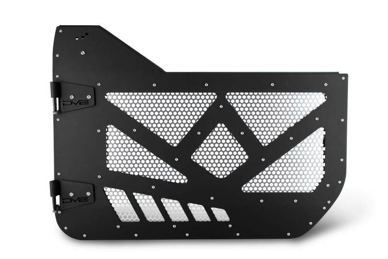 DV8 18-22 Jeep 4 Door JL/JT Aluminum Half Doors with Perforated Mesh Front Doors DV8 Offroad