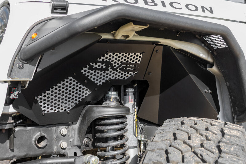 DV8 Offroad 2007-2018 Jeep Wrangler JK Front Inner Fenders Wheel Well Liners DV8 Offroad