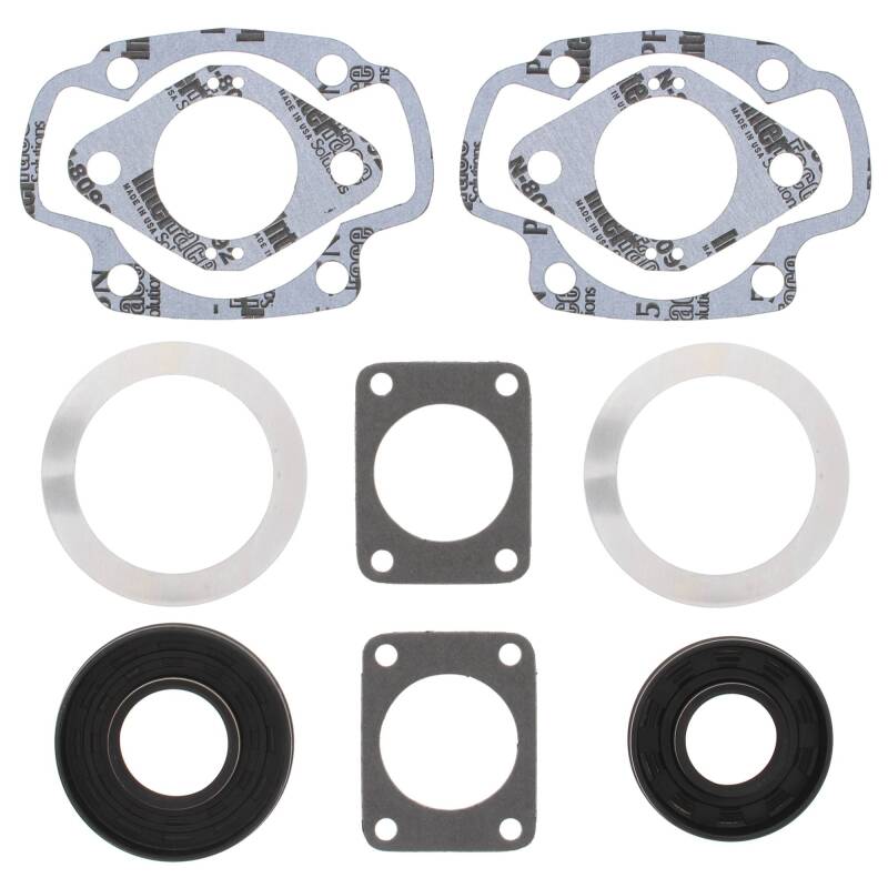 Vertex Gaskets 73-75 Arctic Cat Twin 340 (Kawasaki) FA/2 Complete Gasket Kit w/ Oil Seals Engine Hardware Vertex Pistons