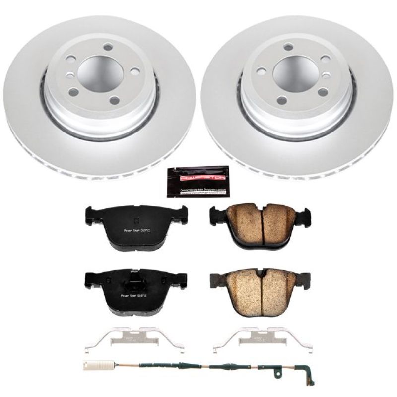 Power Stop 06-08 BMW 750i Rear Z23 Evolution Sport Coated Brake Kit Brake Kits - Performance D&S PowerStop