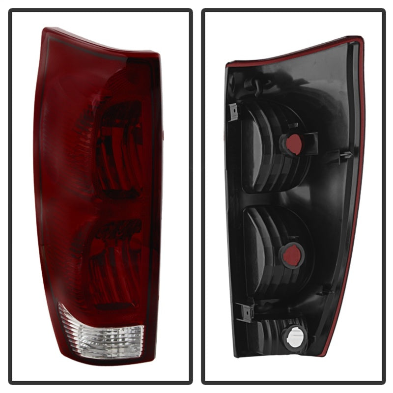 xTune Chevy Avalanche 02-06 OE Style Tail Lights Red Smoked ALT-JH-CAVA02-OE-RSM Tail Lights SPYDER