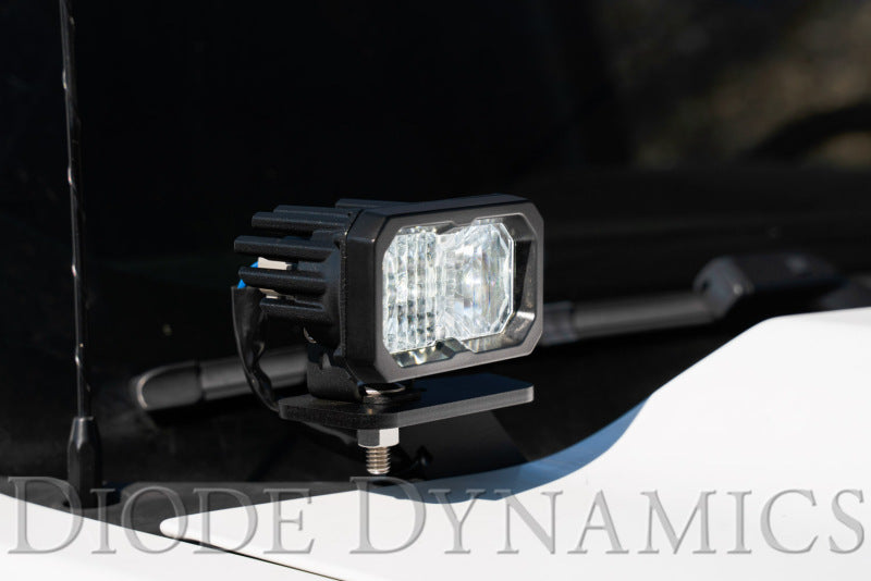 Diode Dynamics 14-19 Silverado/Sierra SS3 LED Ditch Light Kit - Yellow Pro Combo Light Accessories and Wiring Diode Dynamics