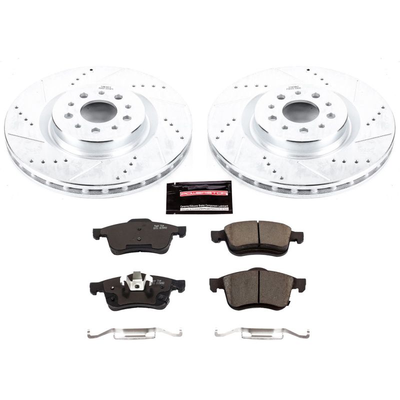 Power Stop 15-18 Ram ProMaster City Front Z23 Evolution Sport Brake Kit Brake Kits - Performance D&S PowerStop