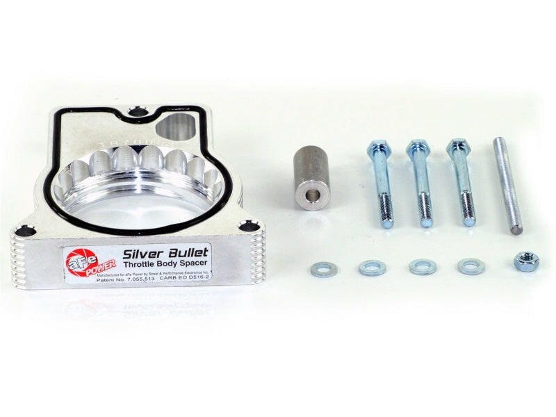 aFe Silver Bullet Throttle Body Spacers TBS GM C/K 1500/2500/3500 96-00 V8-5.0L 5.7L Throttle Body Spacers aFe