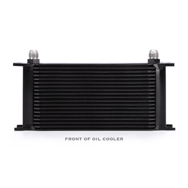 Mishimoto Universal 19 Row Oil Cooler - Black Oil Coolers Mishimoto