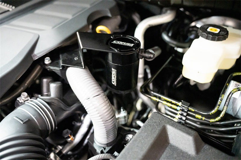 Corsa 2022-2025 Toyota Tundra 4WD 3.4L V6 Aluminum Oil Catch Can w/ Bracket Oil Catch Cans CORSA Performance