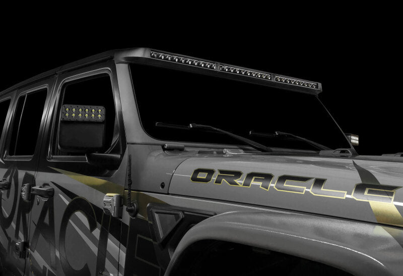 Oracle Jeep Wrangler JL/Gladiator JT Integrated Windshield LED Light Bar System Light Mounts ORACLE Lighting