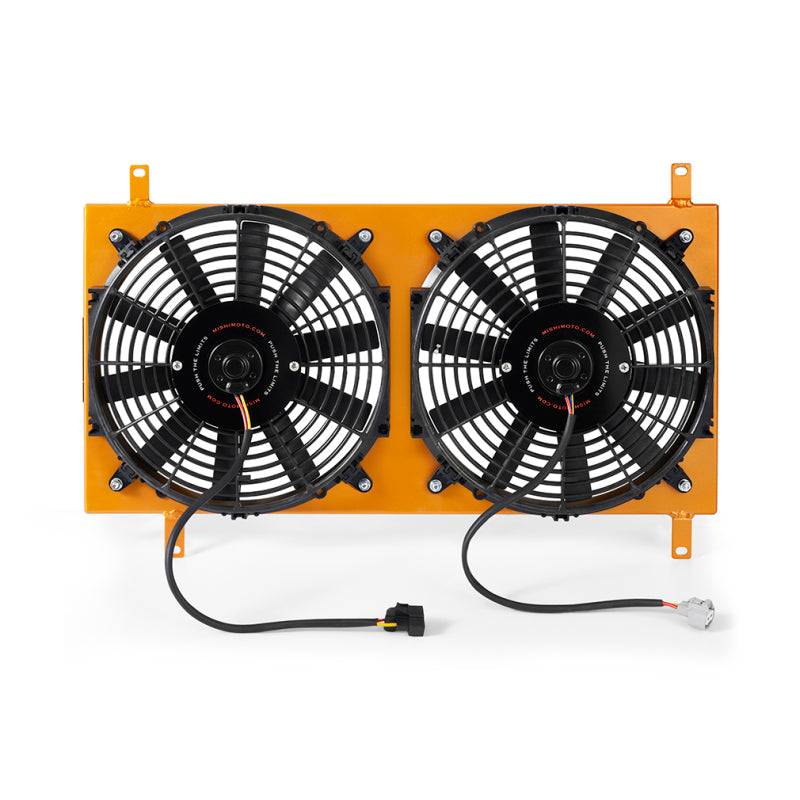 Mishimoto 90-97 Mazda Miata Aluminum Fan Shroud Gold Fans & Shrouds Mishimoto