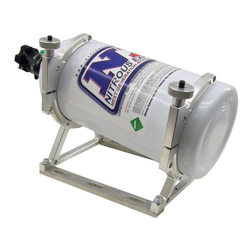 Nitrous Express Billet Bracket for 10lb/15lb N2O Bottle (Incl Floor Mounts) Nitrous Bottle Accessories Nitrous Express