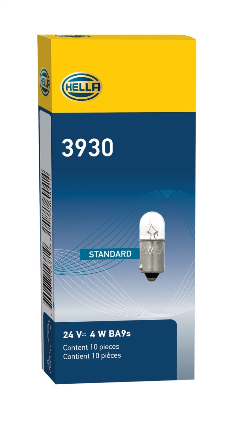 Hella Bulb 3930 24V 4W BA9s T2.75 Bulbs Hella