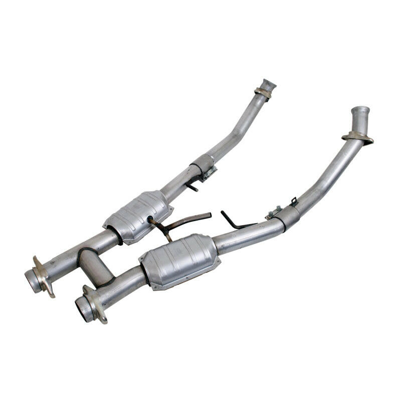 BBK 94-95 Mustang 5.0 High Flow H Pipe With Catalytic Converters - 2-1/2 Downpipe Back BBK