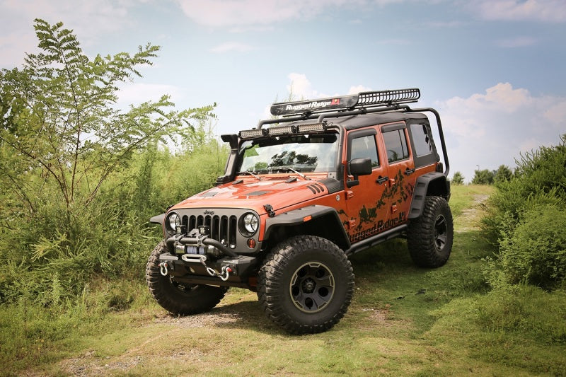 Rugged Ridge Hurricane Fender Flare Kit EU Textured 07-18 Jeep Wrangler JK Fender Flares Rugged Ridge