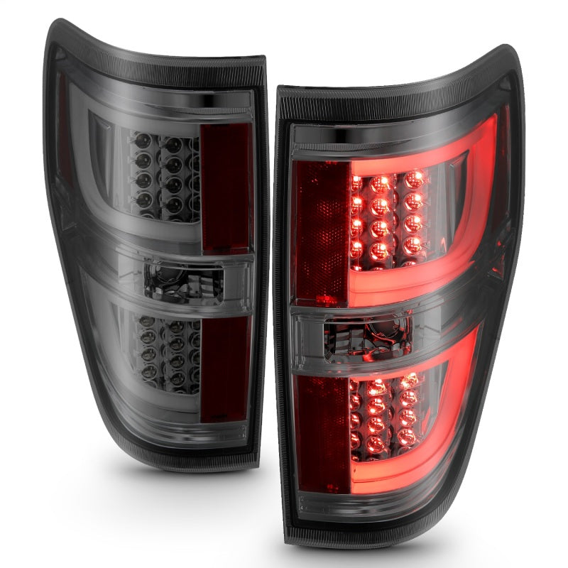 ANZO 2009-2013 Ford F-150 LED Taillights Smoke Tail Lights ANZO