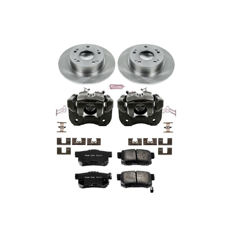 Power Stop 04-08 Acura TSX Rear Autospecialty Brake Kit w/Calipers Brake Kits - OE PowerStop