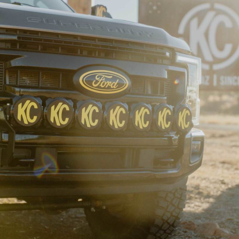 KC HiLiTES 17-24 Ford Super Duty GEN 4-5 Light Bar Mount Front Bumper Light Mounts KC HiLiTES