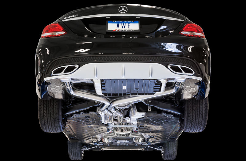 AWE Tuning Mercedes-Benz W205 C450 AMG / C400 Track Edition Exhaust Catback AWE Tuning