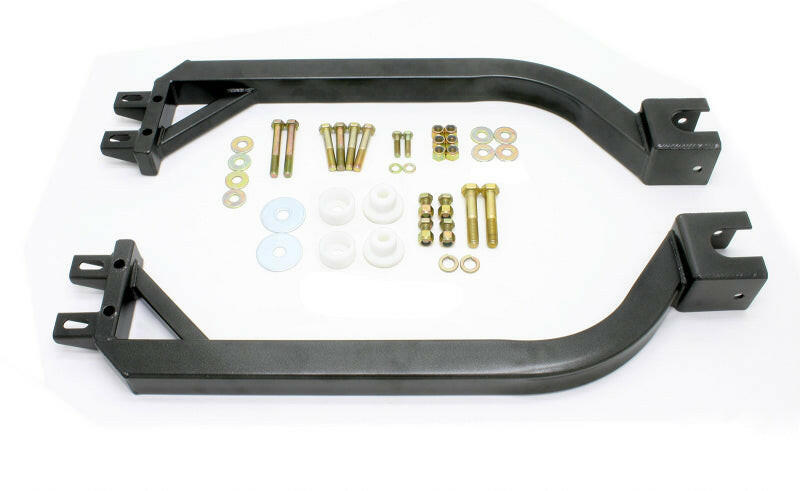 BMR 67-69 1st Gen F-Body Bolt-On Subframe Connectors - Black Hammertone Chassis Bracing BMR Suspension