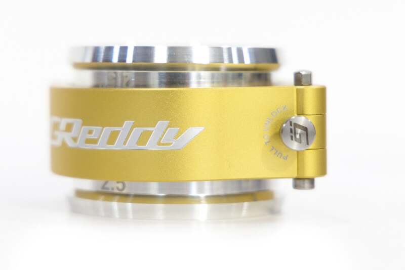 GReddy 3.5 Inch Gold Anodized Aluminum Boost Tube Clamp Set