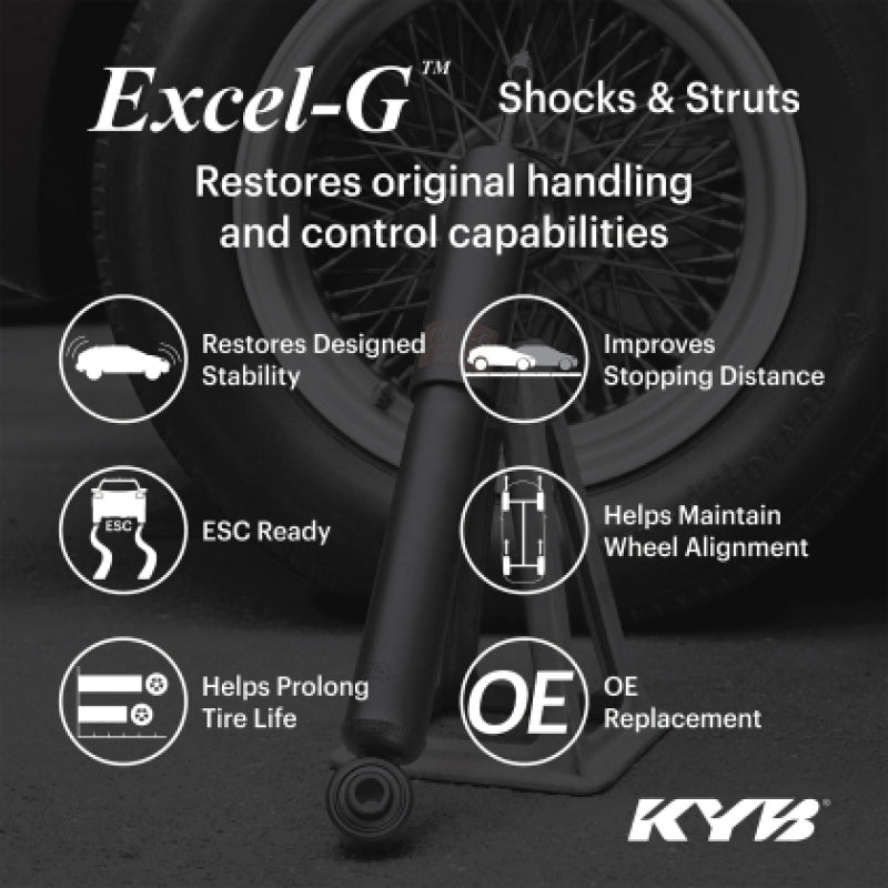 KYB 19-21 Chevrolet Silverado w/ Z85 / GMC Sierra w/ Z85 (Increased Capacity) Excel-G Shock - Rear Shocks and Struts KYB