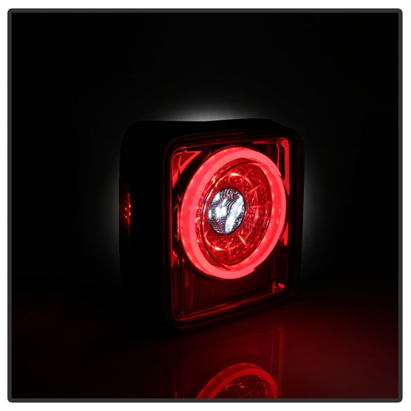 Spyder 19-20 Jeep Wrangler - Full LED Tail Lights - Seq Turn Signal - Chrome ALT-YD-JW19-SEQ-C Tail Lights SPYDER